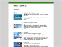 Tablet Screenshot of landberichte.de